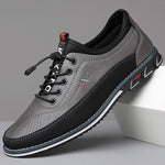 MEN'S CASUAL CONTRAST COLOR EMBROIDERY CASUAL SHOES 26654633S