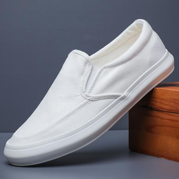 MEN'S SLIP-ON ELASTIC CANVAS CASUAL SHOES 60715306S