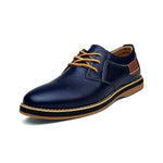 MEN'S CASUAL HAND-STITCHED LACE-UP DRESS SHOES 36734545S