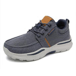 MEN'S CANVAS THICK-SOLED LACE-UP WALKING SHOES 69364242S