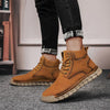 MEN'S CASUAL HIGH TOP HAND-SEWN LACE-UP BOOTS 50140092S