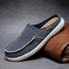 MEN'S CASUAL WEAR-RESISTANT CANVAS HALF SLIPPERS 87392308S