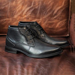 MEN'S VINTAGE FULL-GRAIN LEATHER CHUKKA BOOTS 85851684S