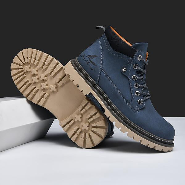 MEN'S TRENDY MID-TOP WORK STYLE BOOTS 49836180S