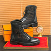 MEN'S UNIQUE BREATHABLE DESIGN LACE UP BOOTS 02790544YL