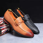 MEN'S STYLISH WOVEN DRESS SHOES 00170284S