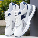 MEN'S LACE-UP CASUAL MESH RUNNING SHOES 90594558S