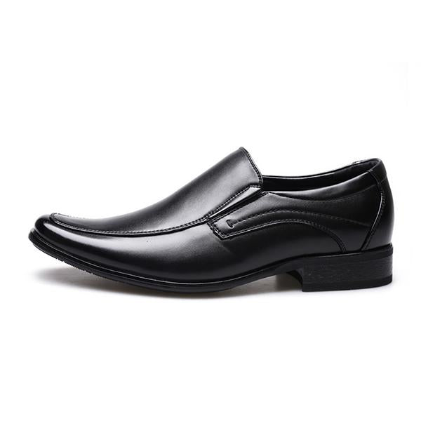 MEN'S RETRO SQUARE TOE DRESS SHOES 35233148S