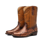 MEN'S VINTAGE SNAKE EMBROIDERED COWBOY BOOTS 99107541S