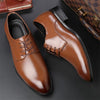 MEN'S BUSINESS LACE-UP POINTED TOE DRESS SHOES 84355340S