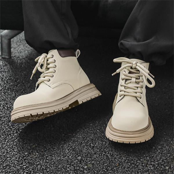 MEN'S OUTDOOR LACE UP CASUAL BOOTS 67663537YL