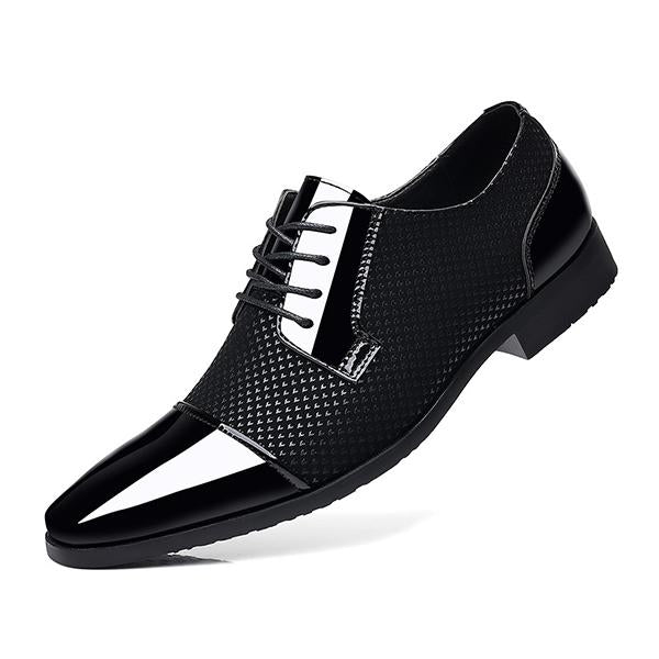 MEN'S BUSINESS POINTED TOE GROOM DRESS SHOES 66239026S