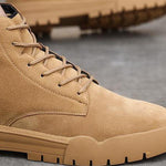 MEN'S WORKWEAR RETRO LACE-UP ANKLE BOOTS 36206218YL