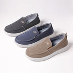 MEN'S ELASTIC SLIP-ON CANVAS SHOES 13142375S