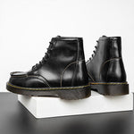 MEN'S RETRO LACE-UP HIGH TOP WORK ANKLE BOOTS 49319108S