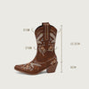 MEN'S POINTED RETRO EMBROIDERED BOOTS 14016538YL