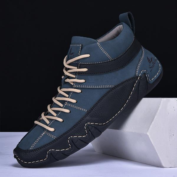 MEN'S CASUAL CONTRAST COLOR LACE-UP SNEAKERS 00305851S