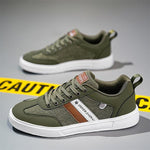 MEN'S LACE UP CASUAL CANVAS SHOES 89332628YL