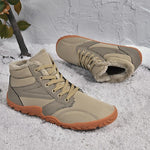 MEN'S CASUAL LACE-UP NON-SLIP HIGH-TOP SNOW BOOTS 09592876S