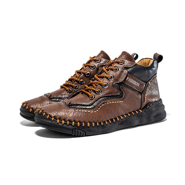 MEN'S RETRO LACE UP HIKING SHOES 98865260YL