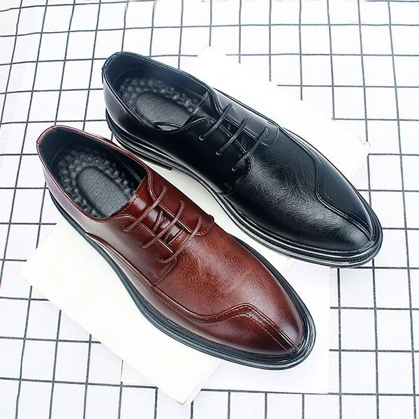 MEN'S CASUAL BUSINESS LACE-UP WEDDING SHOES 71373190S