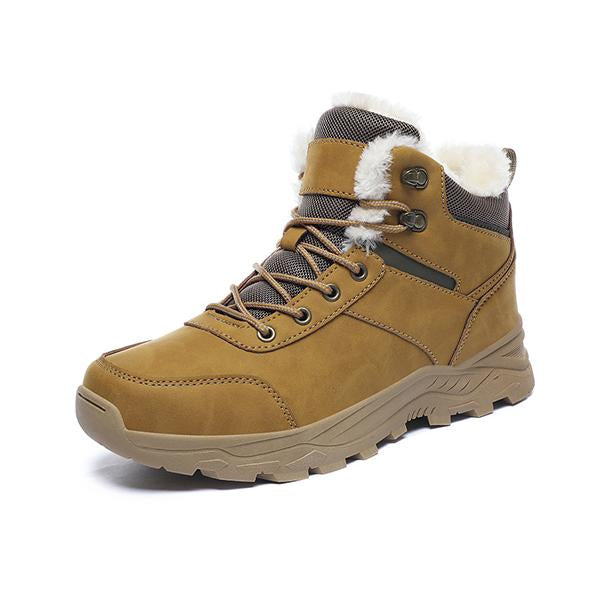 MEN'S LACE UP WARM SNOW BOOTS 92785577YL