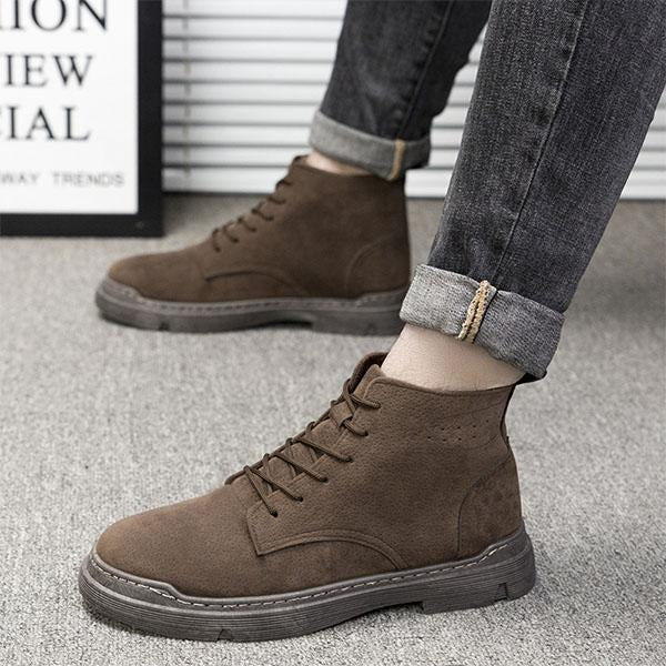 MEN'S CASUAL VINTAGE LACE UP BOOTS 98246307YL