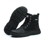 MEN'S STEEL TOE WEAR-RESISTANT HIGH-TOP WORK BOOTS 17466208S