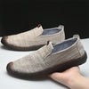 MEN'S SLIP-ON BREATHABLE RUBBER SOLE CASUAL SHOES 80490287S