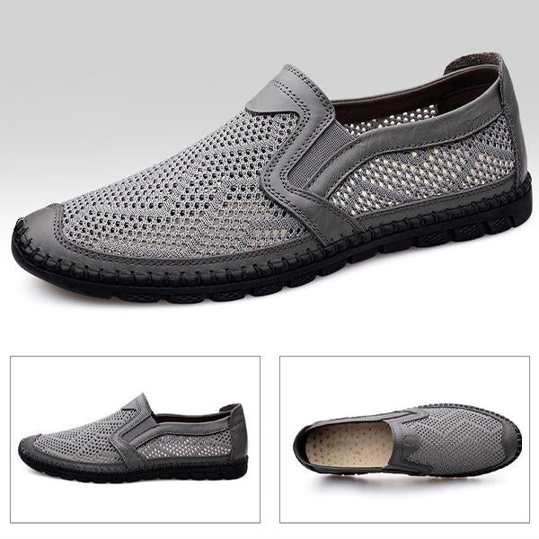 MEN'S MESH SOFT SOLE NON-SLIP CASUAL SLIP-ON SHOES 17634430S