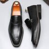 MEN’S CASUAL BUSINESS TEXTURED LEATHER DRESS SHOES 07877045S