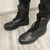 MEN'S BLACK WORKWEAR LACE UP BOOTS 09787744YL