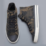 MEN'S CLASSIC LACE-UP RETRO CAMOUFLAGE CANVAS SHOES 61198095S