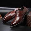 MEN'S BROGUE LACE-UP CASUAL DRESS SHOES 36983348S