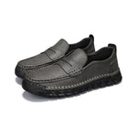 MEN'S HANDMADE STITCHING CASUAL LEATHER LOAFERS 87423750YL