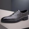 MEN'S STYLISH BUSINESS STONE PATTERN DRESS SHOES 48518761S