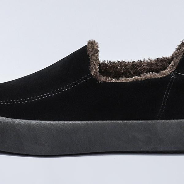 MEN'S SLIP-ON WARM PLUSH CASUAL COTTON SHOES 07807865S