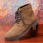 MEN'S CASUAL NUBUCK SUEDE LACE-UP BOOTS 53304863S