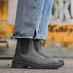 MEN'S CASUAL SLIP-ON ROUND TOE CHELSEA BOOTS 03744690S