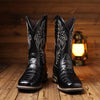 MEN'S VINTAGE STONE EMBROIDERED COWBOY BOOTS 51924600S