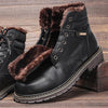 MEN'S CASUAL WARM PLUSH OUTDOOR LACE UP BOOTS 89915640S