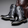 MEN'S HIGH TUBE SQUARE TOE EMBROIDERED WORKWEAR BOOTS 54431431YL