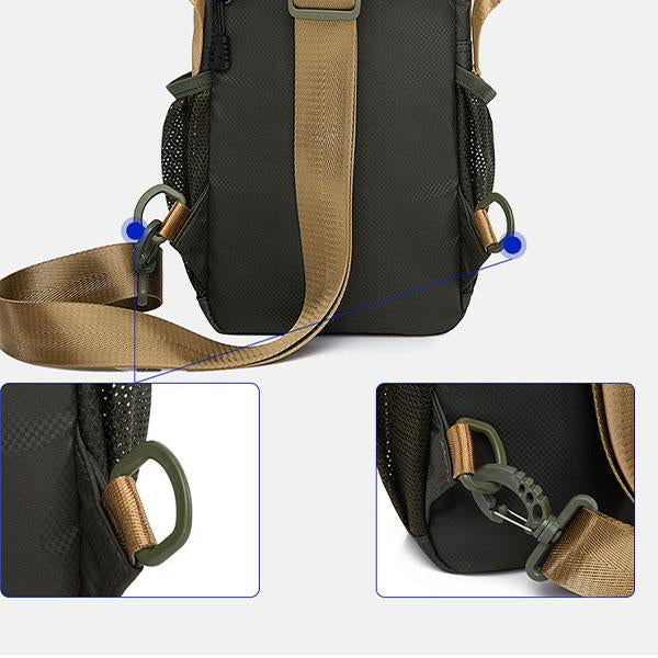 MEN'S RETRO CASUAL WAIST BAG AND CHEST BAG 91389681YL