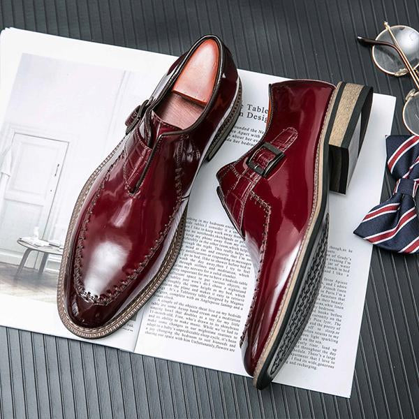 MEN'S FASHION STITCHING BUSINESS FORMAL SHOES 50836621S