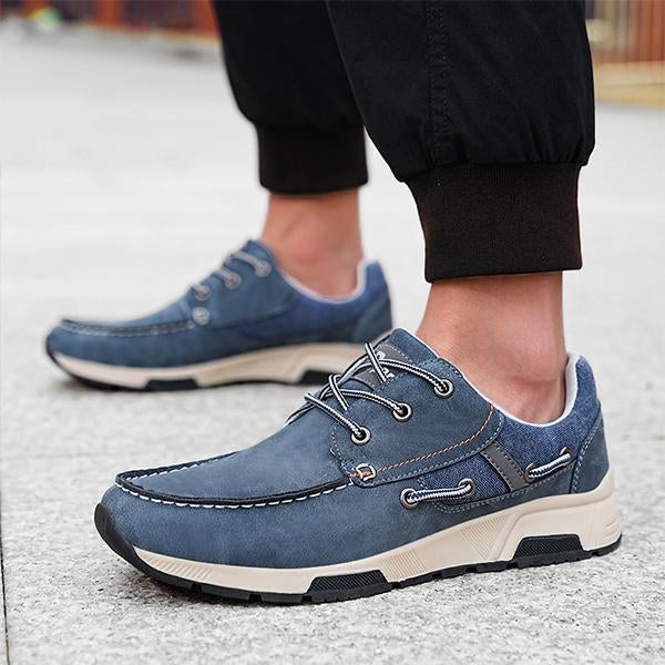 MEN'S LACE-UP BREATHABLE OUTDOOR SPORTS CASUAL SHOES 20941963S