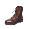 MEN'S UNIQUE BREATHABLE DESIGN LACE UP BOOTS 02790544YL