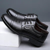 MEN'S CASUAL LACE-UP PLEATED DRESS SHOES 14162785S