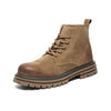 MEN'S SOLID COLOR LACE UP CASUAL BOOTS 38418686YL