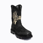 MEN'S HALLOWEEN SKULL SQUARE TOE WESTERN BOOTS 09262457S