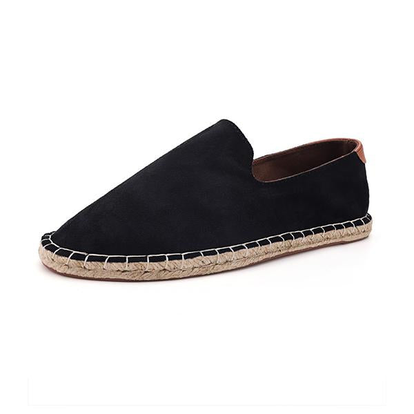 MEN'S SLIP-ON HAND-STITCHED ESPADRILLE FISHERMAN SHOES 69077762S